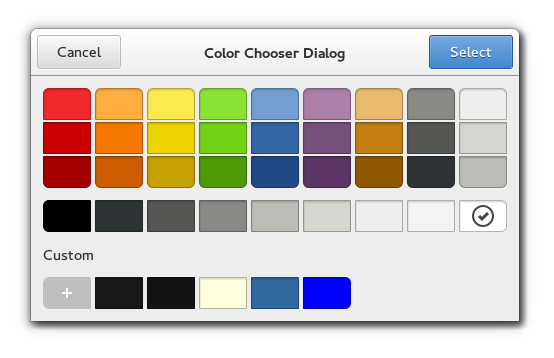 GtkColorChooserDialog